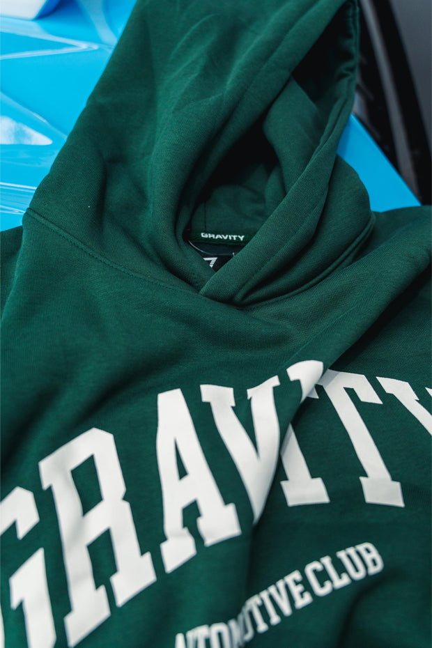 Varsity Club Hoodie - Forest Green