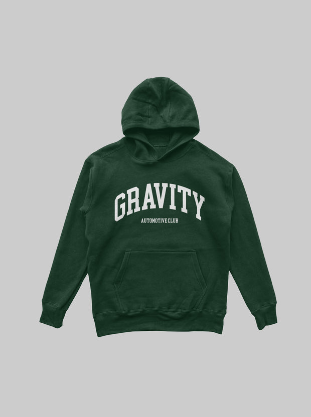 Varsity Club Hoodie - Forest Green